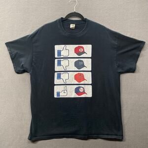 Boston Red Sox MLB Baseball T Shirt Mens XL Black Orioles Rays Yankees Graphic